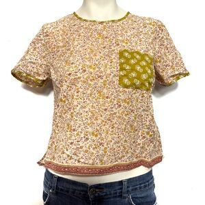 Madewell Floral Short Sleeve Tee - Multicolor